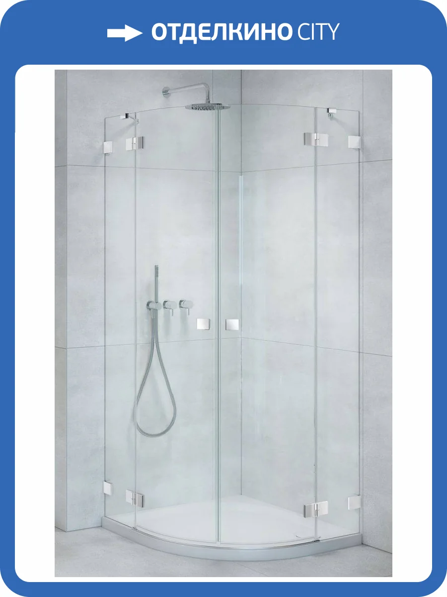 Душевая дверь Radaway Essenza Pro PTJ Door Left 10100000-01-01L Хром, Прозрачное 57x200 фото 2