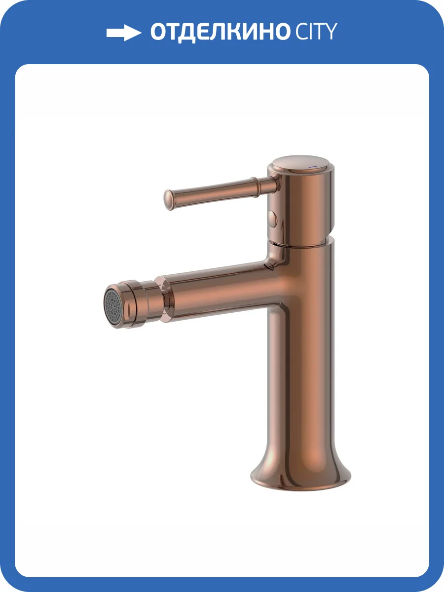 Смеситель для биде Wonzon & Woghand Tor WW-88016073-RG розовое золото фото 3