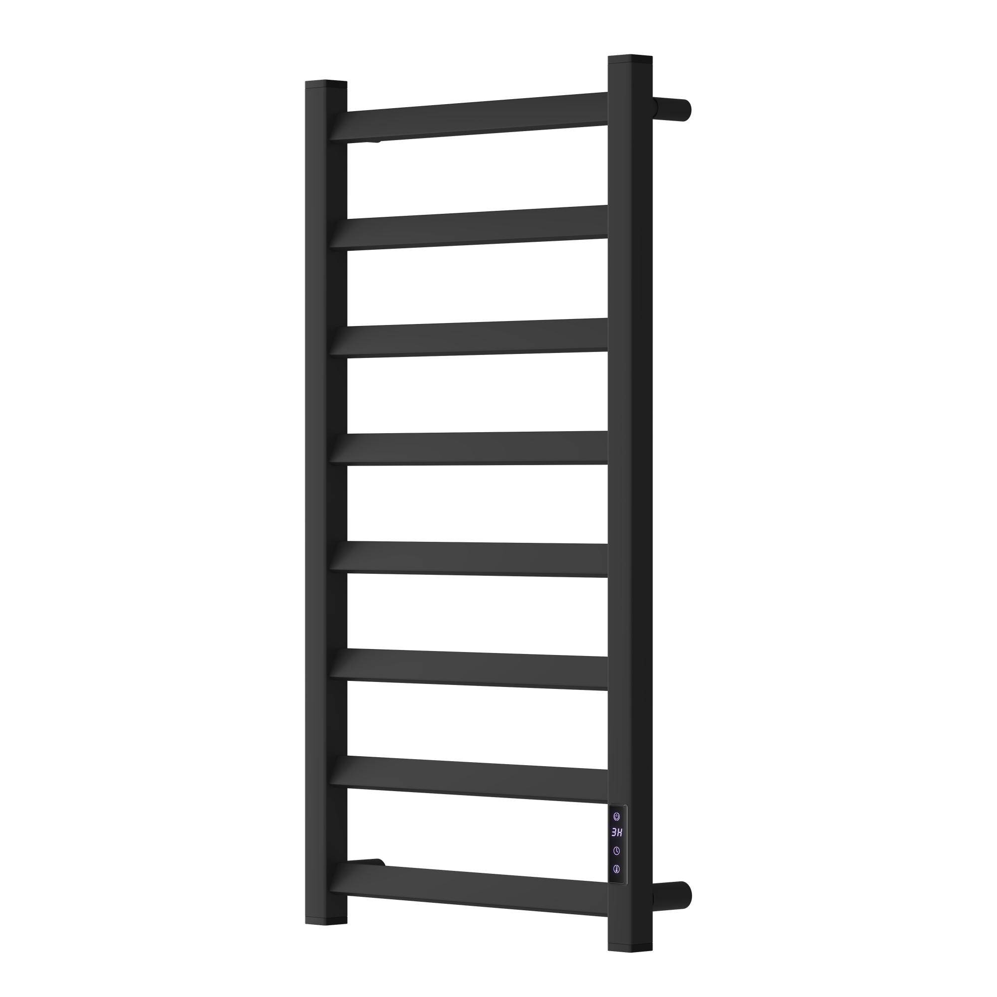 Полотенцесушитель электрический Apextermo Галактика GL00184BM черный матовый, 80x40 фото 2