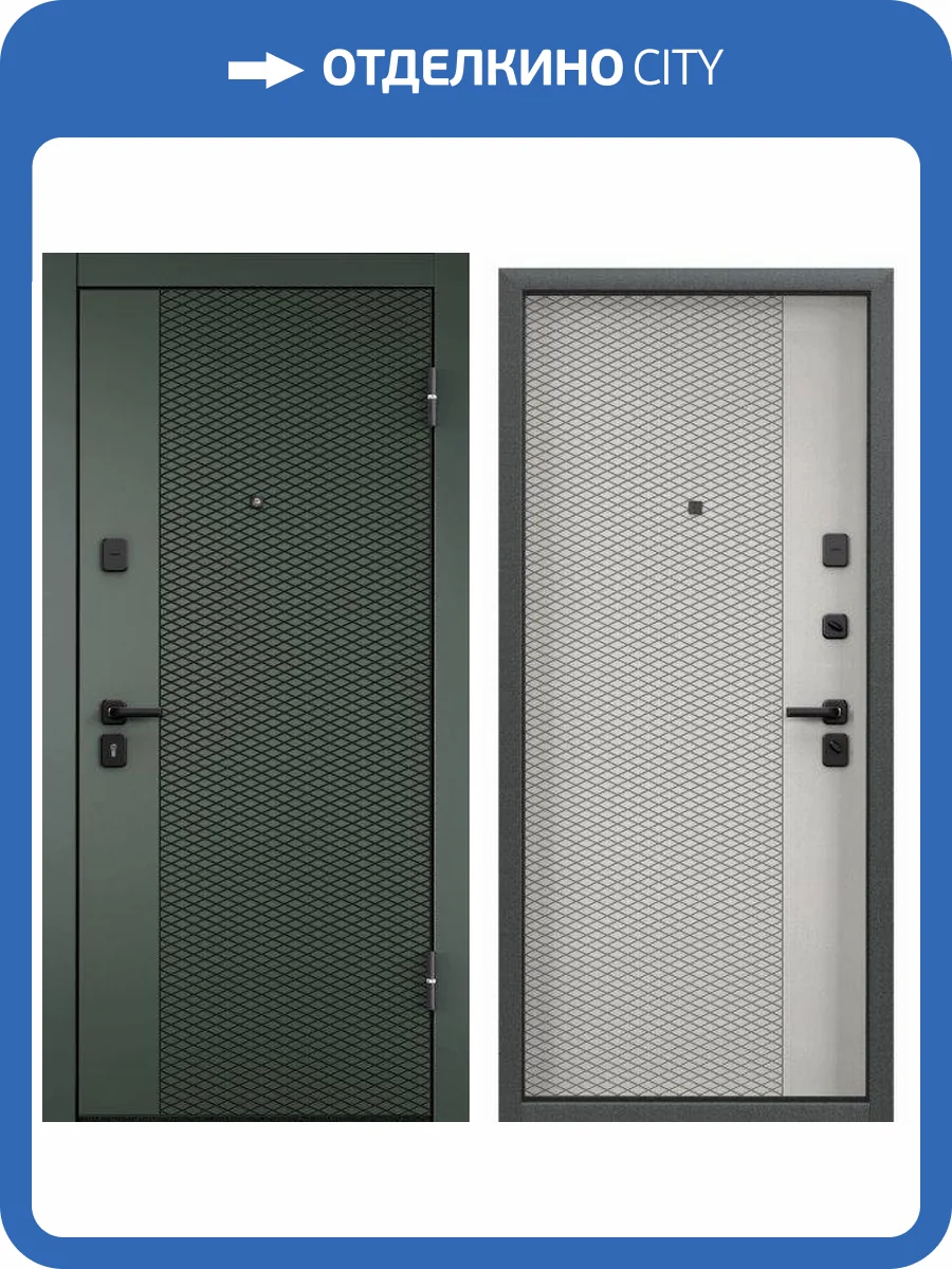 Входная стальная дверь Torex DELTA PRO PP 2030073 ПВХ Авокадо/ПВХ Бьянко 2030x860 фото 2