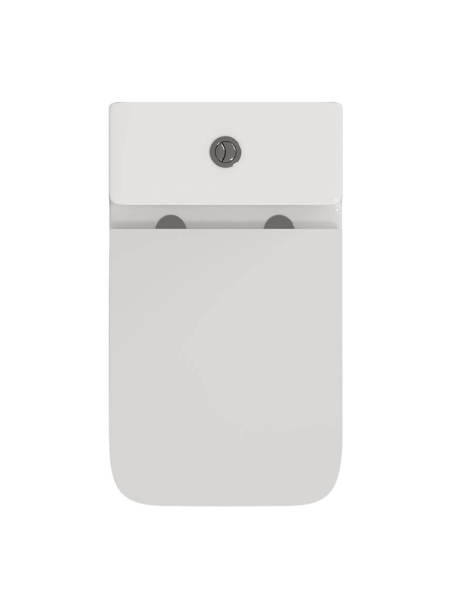 Унитаз-компакт Watersense Eva W00748 безободковый, сиденье микролифт фото 4