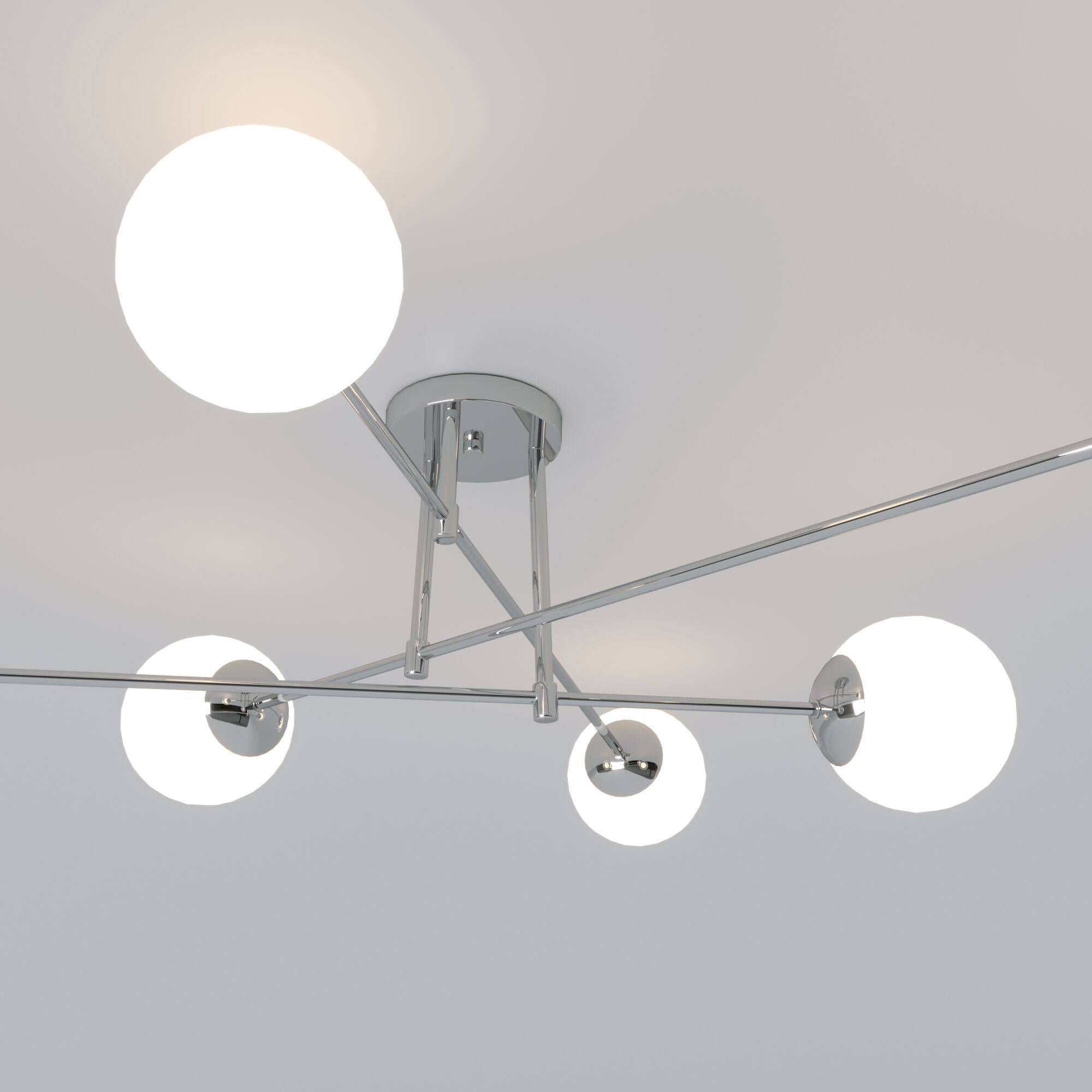 Потолочный светильник Eurosvet Netz 30181/6 хром Smart фото 4