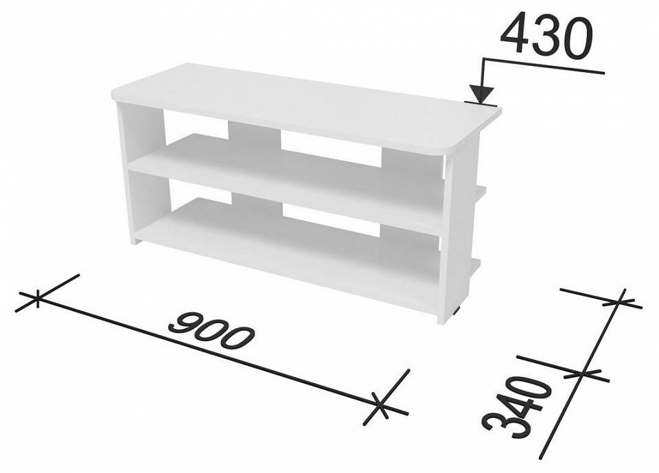 Тумба под ТВ МФ Jazz ТВ 5Б ТВ-5Б Белый фото 2