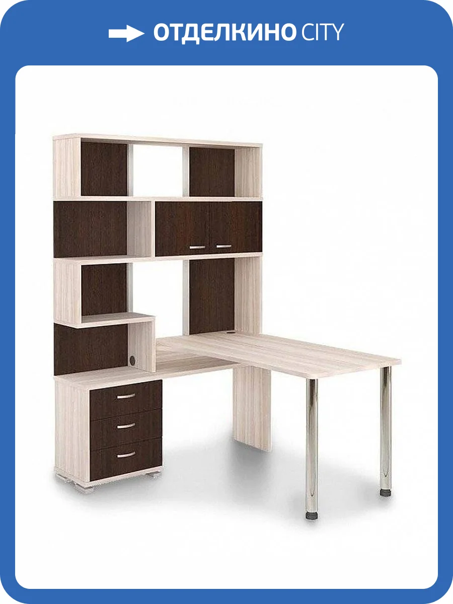 Стол компьютерный Merdes Домино MER_SR-420_130_KVK-LEV фото 4