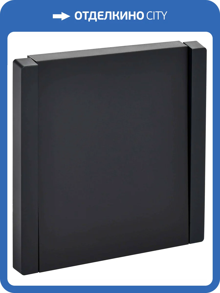 Выключатель 1-клавишный IEK Forte&Piano FP-V14-0-10-1-K02 черный фото 2