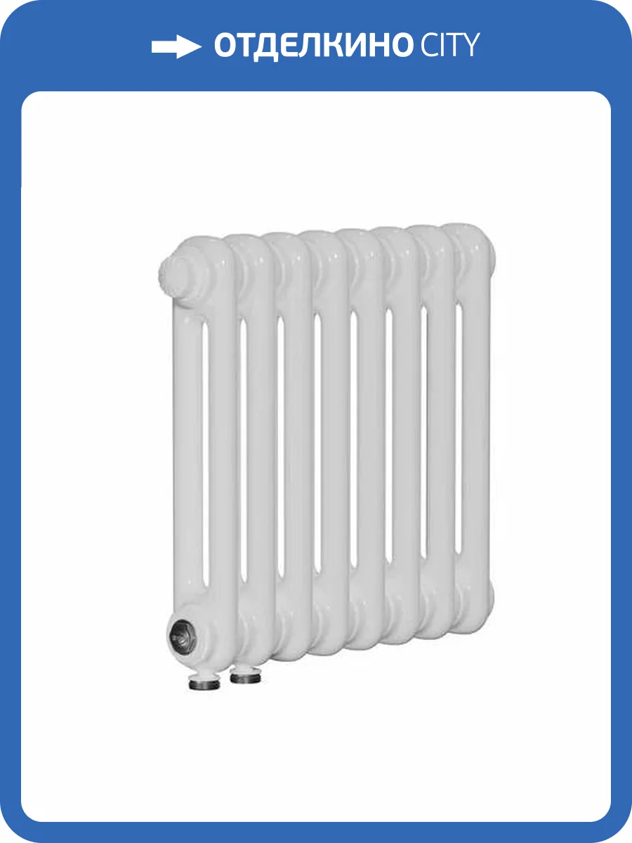 Стальной трубчатый радиатор отопления Rifar TUBOG TUB 2037-24-DV1 (Белый) фото 2