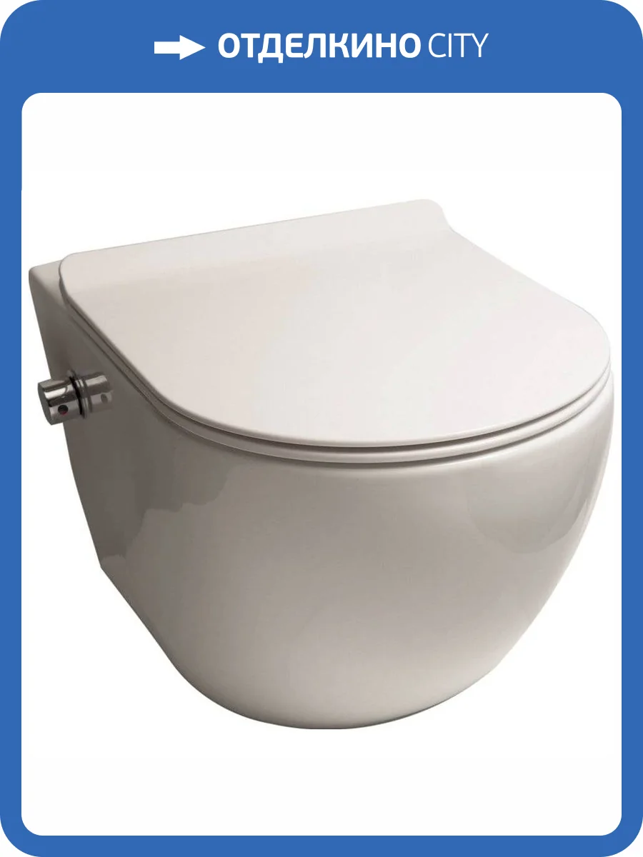 Унитаз подвесной SantiLine SL-5002SM-BD безободковый, с крышкой-сиденьем микролифт фото 7