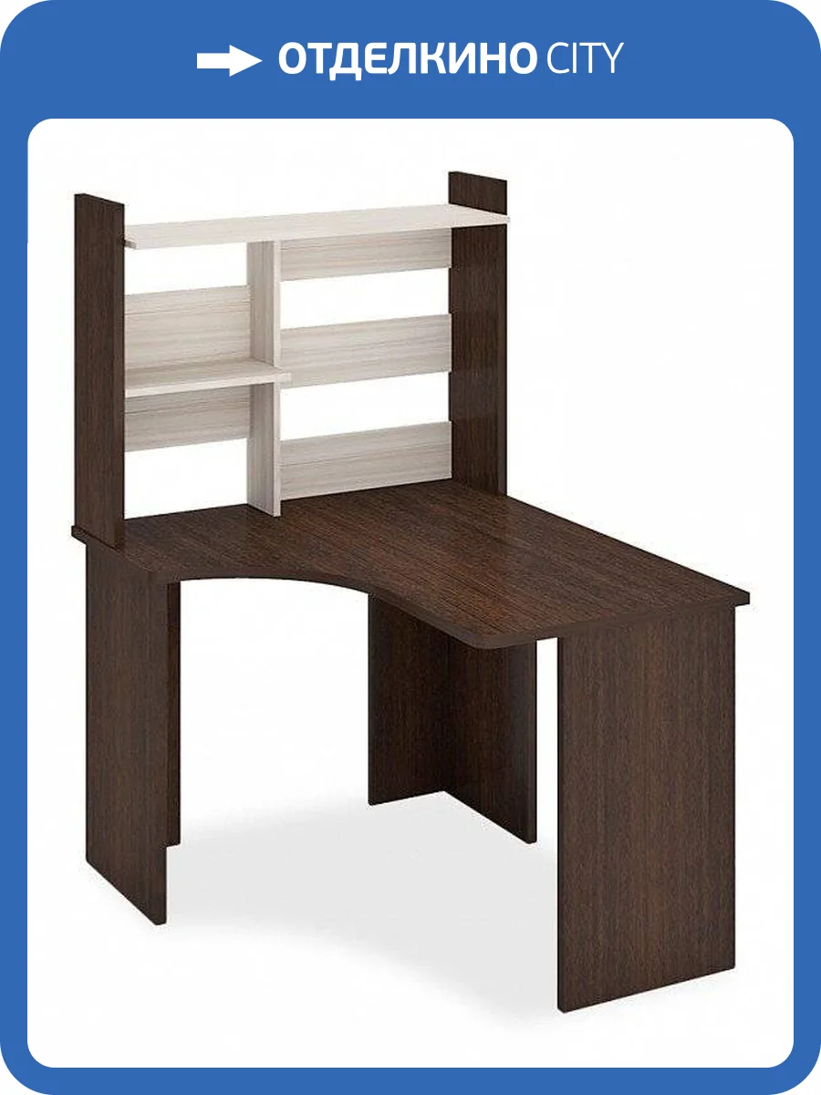 Стол компьютерный Merdes Домино Lite MER_SKL-Ugl120-NKL-100-bez-tumby-VK-LEV фото 2