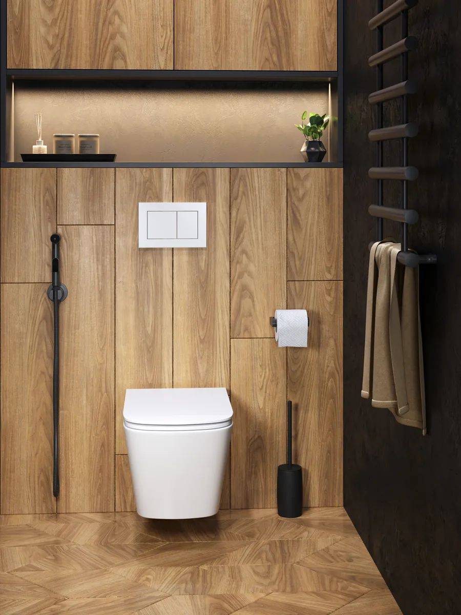 Унитаз подвесной Watersense Eva Vortex W00082 безободковый, сиденье микролифт фото 6