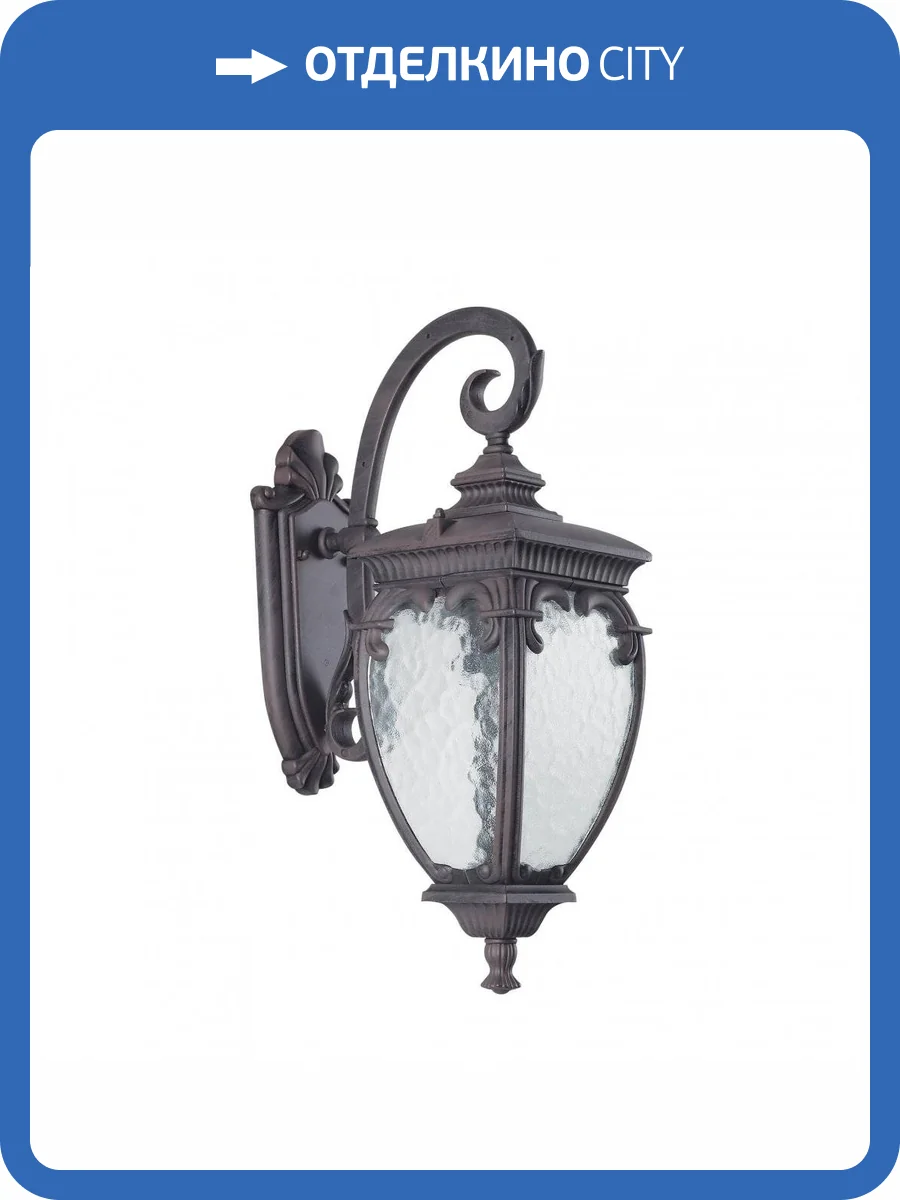 Уличный настенный светильник Maytoni Fleur O414WL-01BZ Бронза Антик фото 3