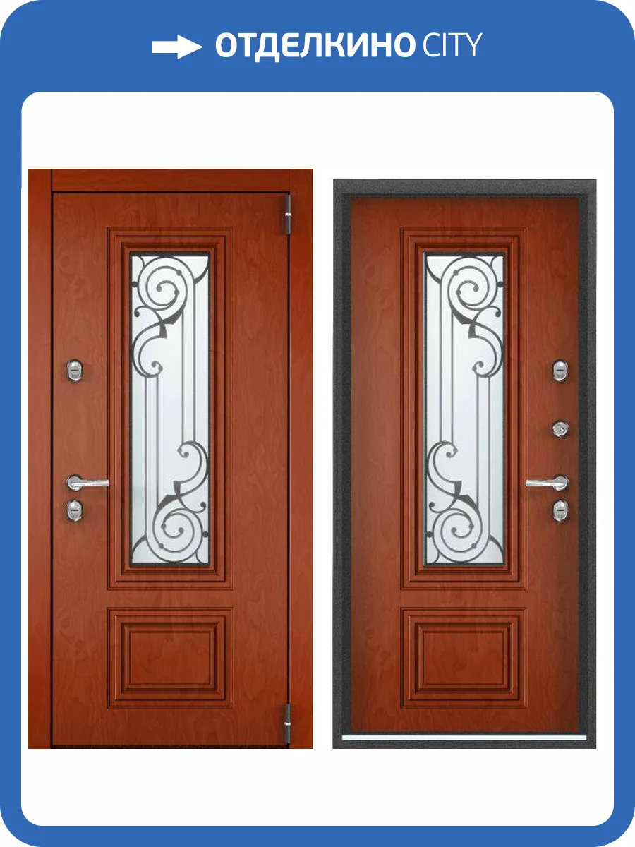 Входная стальная дверь Torex SNEGIR PRO-C PP 36826 ФМ Красное дерево/ФМ Красное дерево 2000x880 фото 2