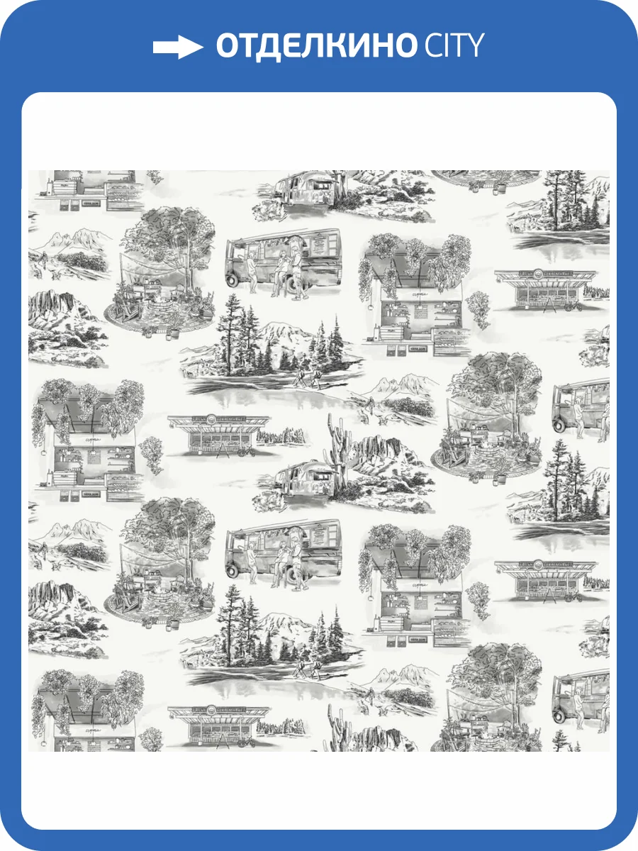 Обои York Collections Toiles Resource Library RT7861 фото 2