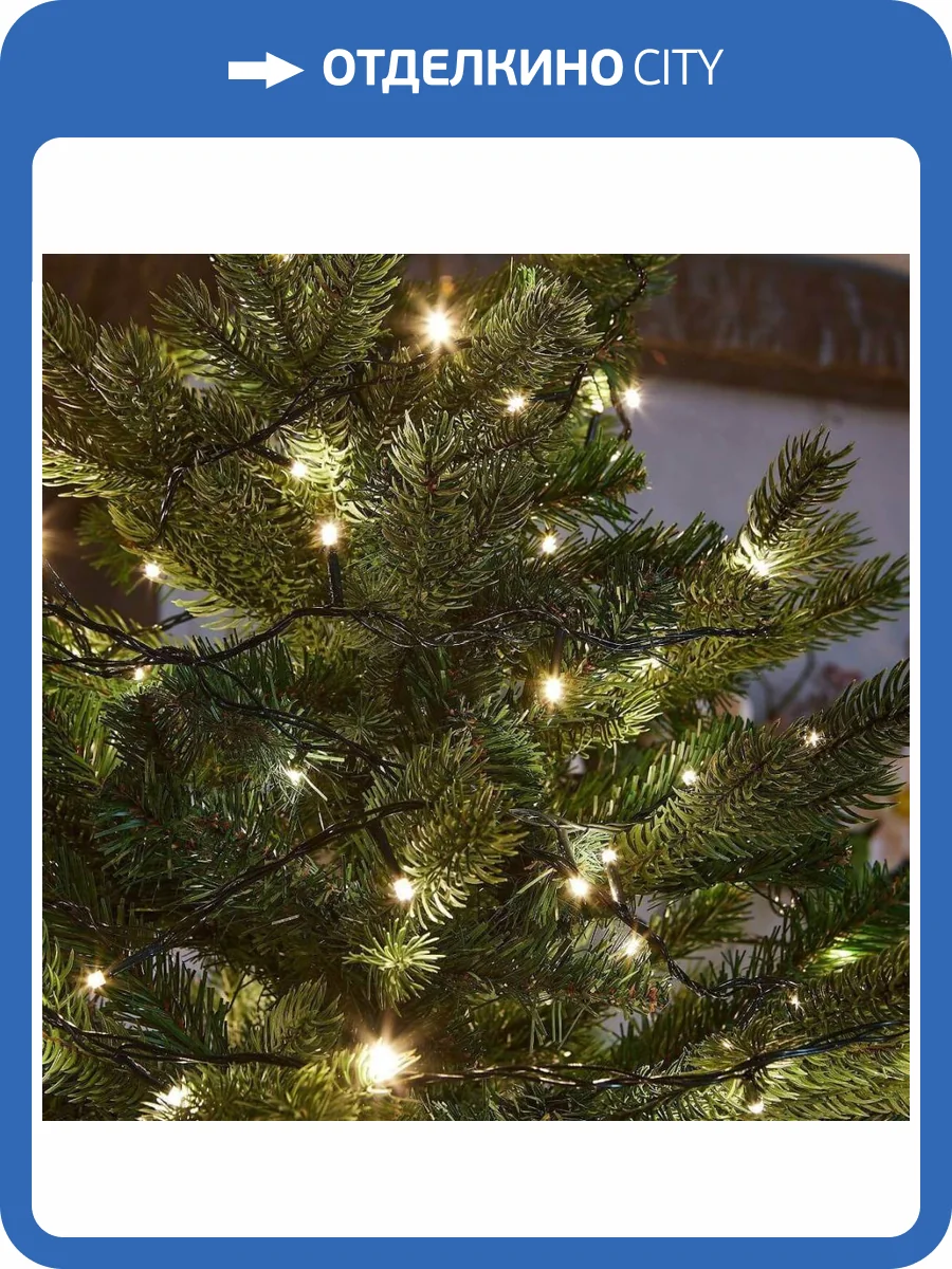 Светодиодная гирлянда Uniel ULD-S1000-100/DGA Warm White IP20 фото 4