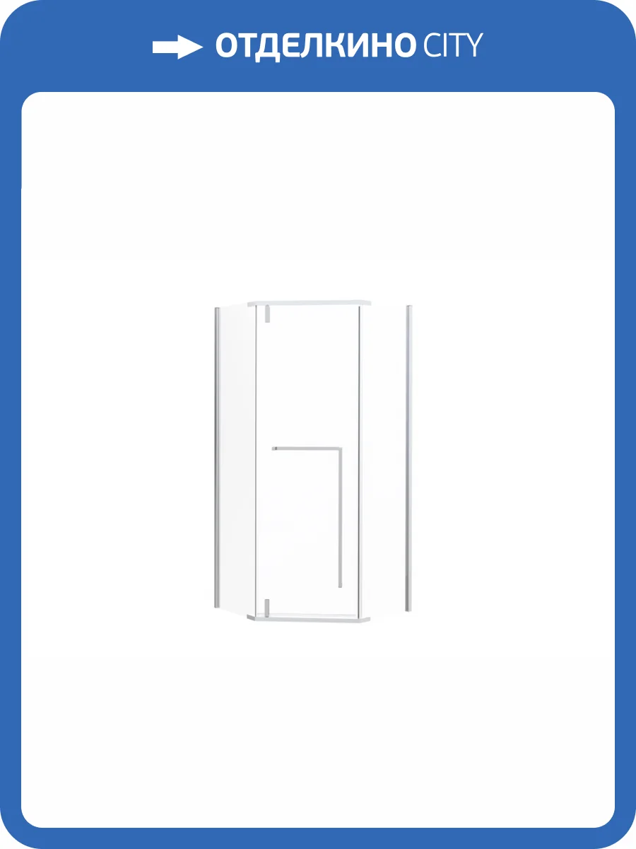 Душевой уголок Esbano ESS-90PR-C профиль хром глянцевый, стекло прозрачное, 90x90x195 фото 5