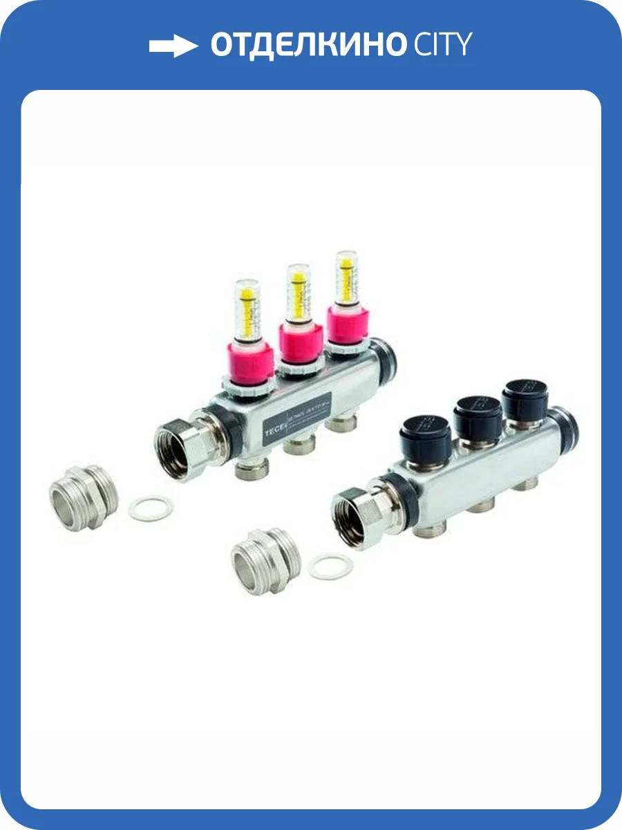 Модуль TECE для наращивания коллекторов 1 х 3/4, 3 контура фото 2