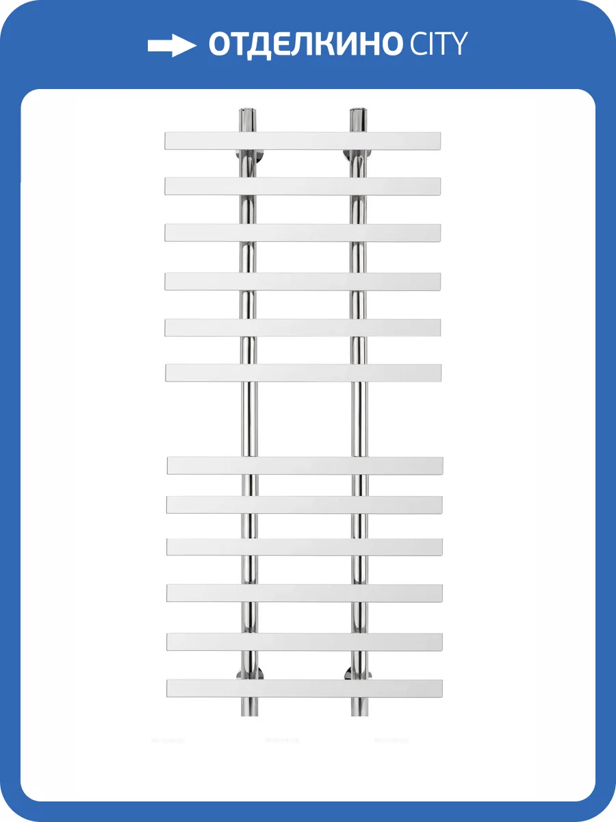 Полотенцесушитель электрический Secado Понтида 4603759406732 4 120x20x50, L, хром фото 2