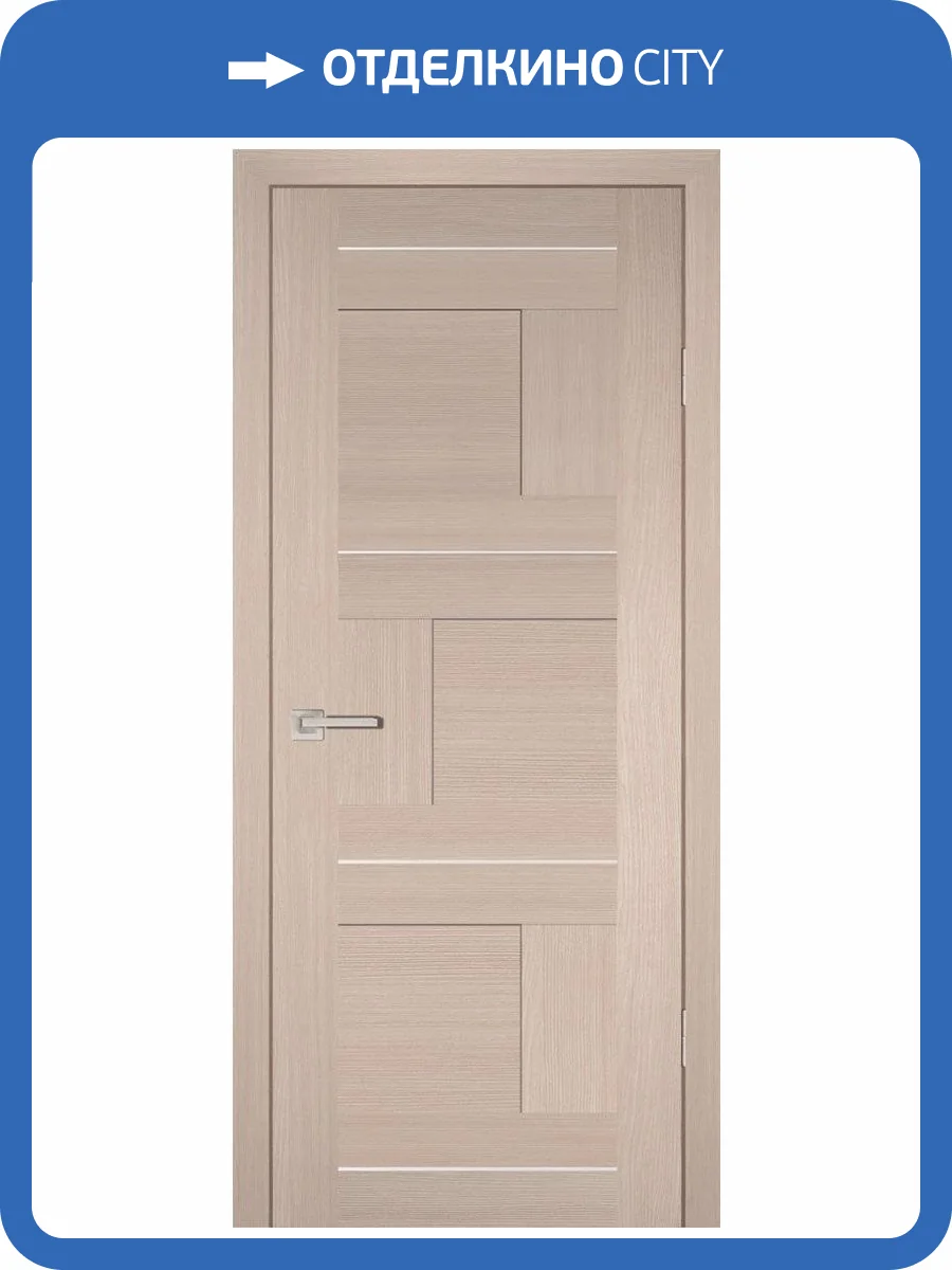 Межкомнатная дверь Profilo Porte экошпон PS-12, глухая, капучино мелинга 550x1900 фото 2