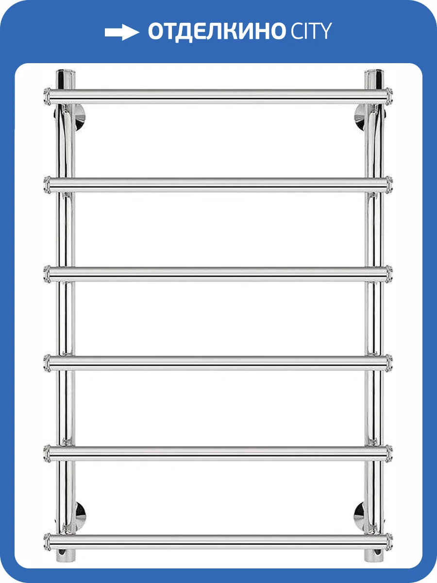 Полотенцесушитель электрический Secado Турин 1 80х50, хром R фото 5