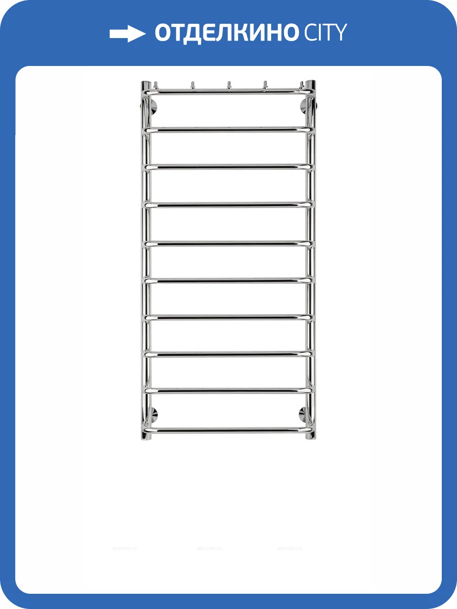 Полотенцесушитель электрический Secado Мерида 4603777452339 1 К 120x60, L, хром фото 5