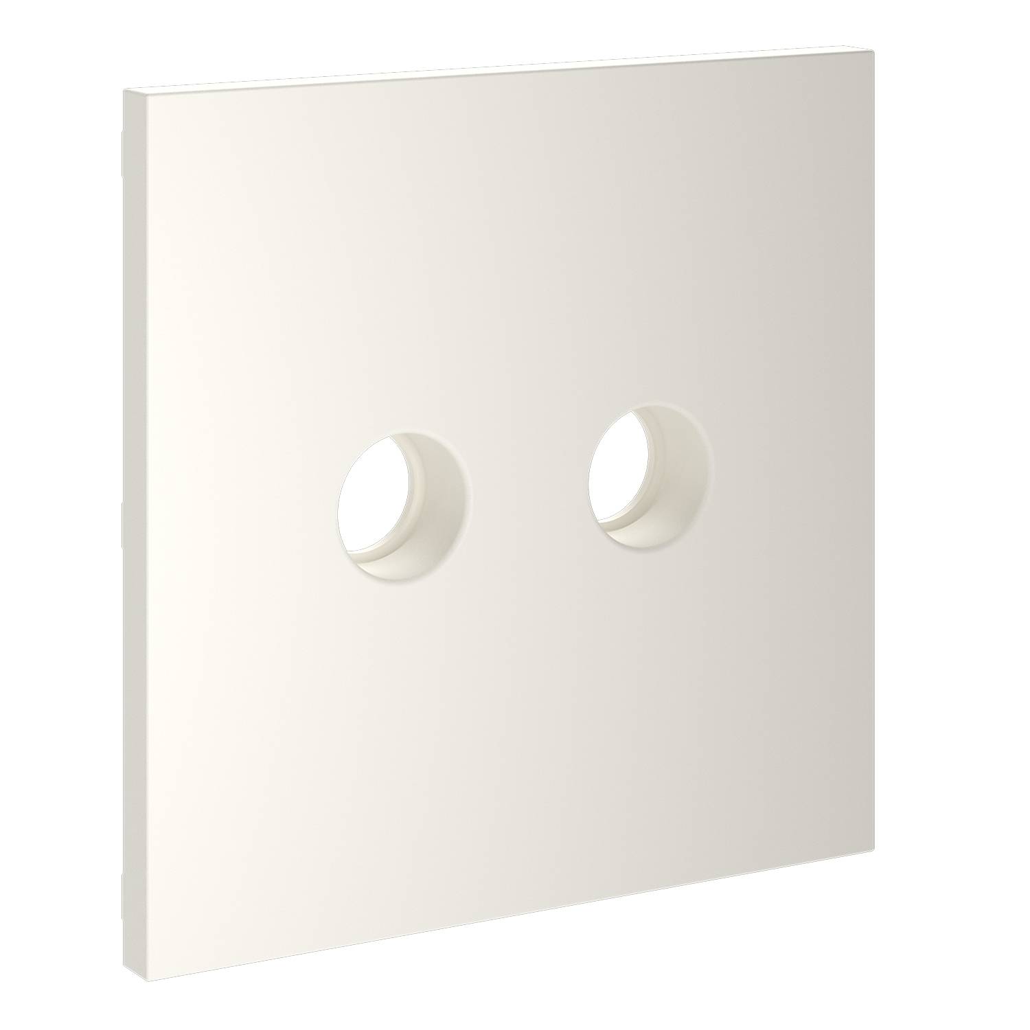 Лицевая панель для двойной ТВ розетки Voltum S70 VLS001613 хлопок