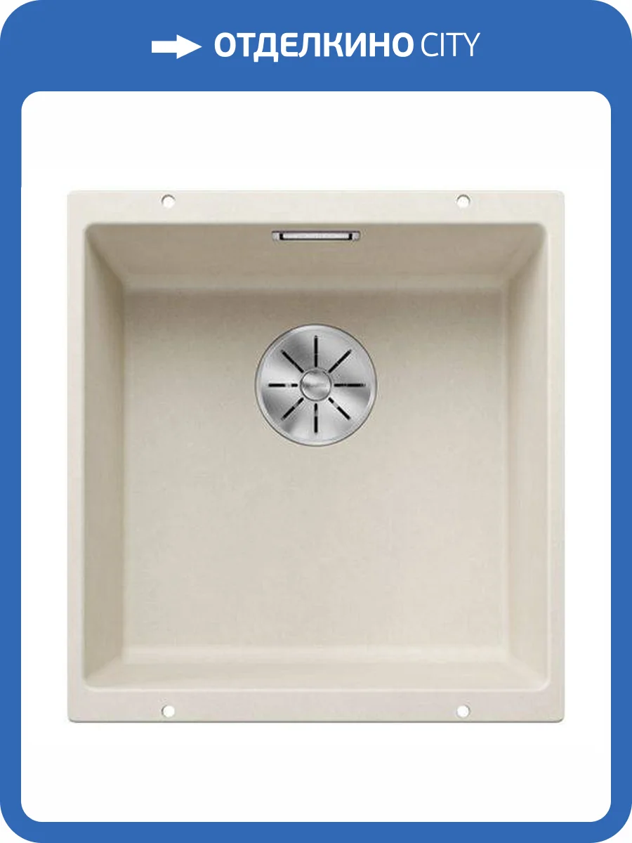Мойка кухонная Blanco Subline 400-U 527166 мягкий белый фото 3