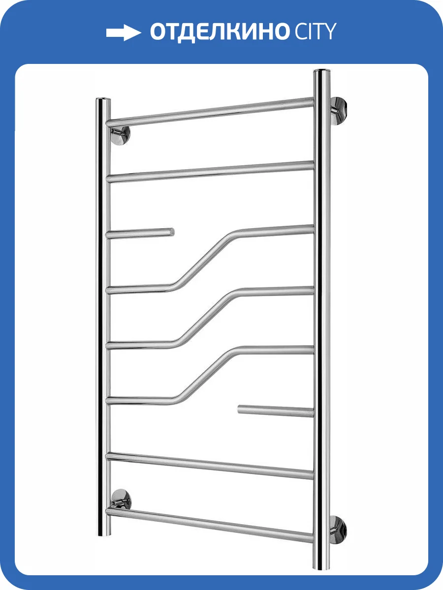 Полотенцесушитель электрический Secado Риволи 100х50, хром, R фото 4