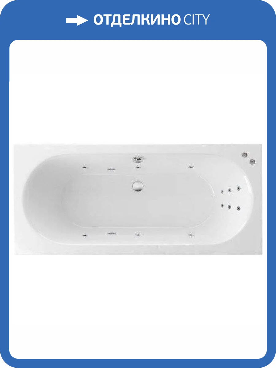Акриловая ванна Excellent Oceana WAEX.OCE18.LINE.CR 180x80 фото 4