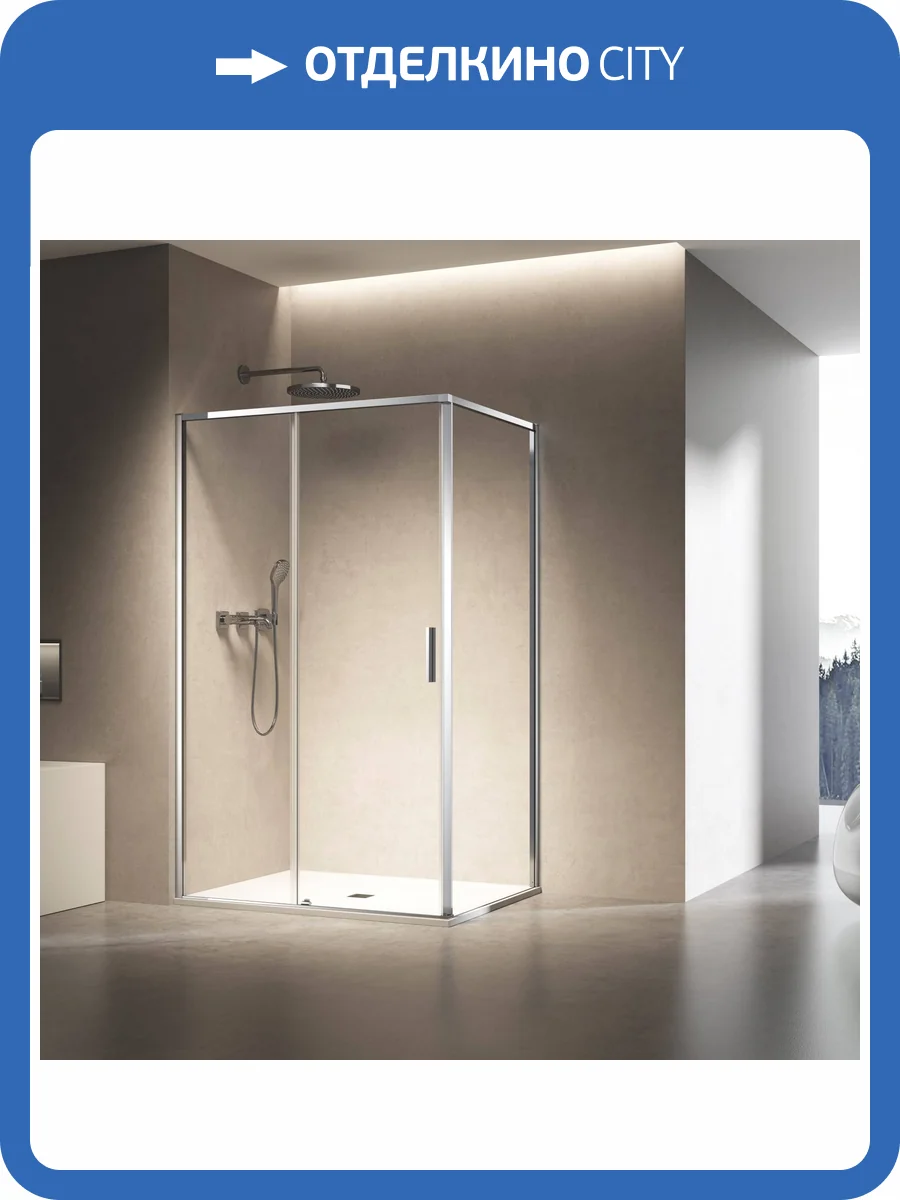 Душевой уголок Vincea Slim VSR-6SL9012CL профиль хром, стекло прозрачное, 120x90x200 фото 4