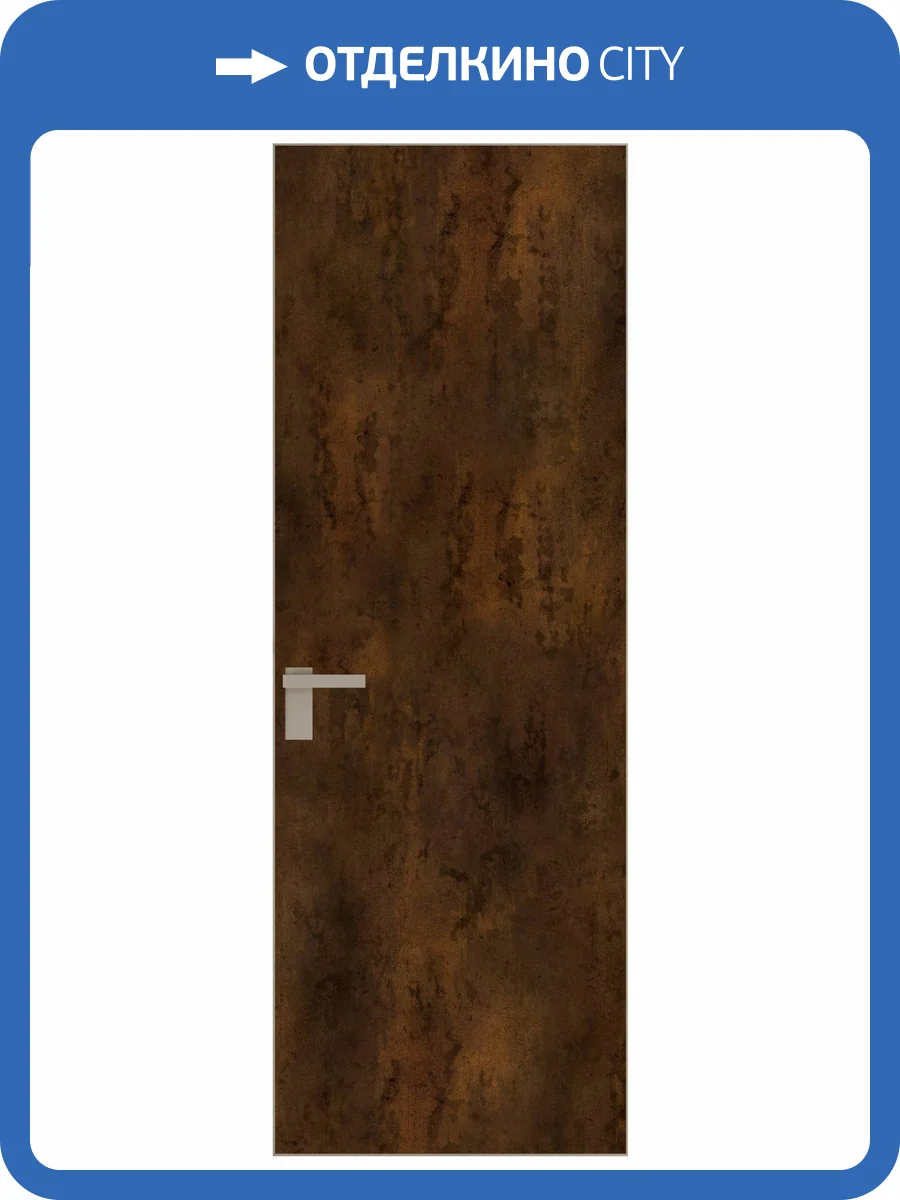 Межкомнатная дверь Profil Doors 1 AGK цвет профиля Никель матовый, алюминиевая панель бронза 800x2000 фото 2