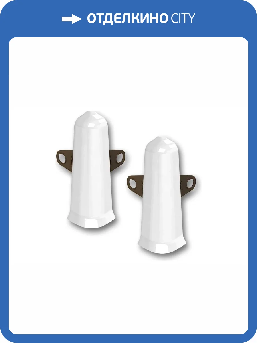 Наружный (внешний) угол Ideal Деконика D85 001-G Белый глянцевый 85 мм фото 2