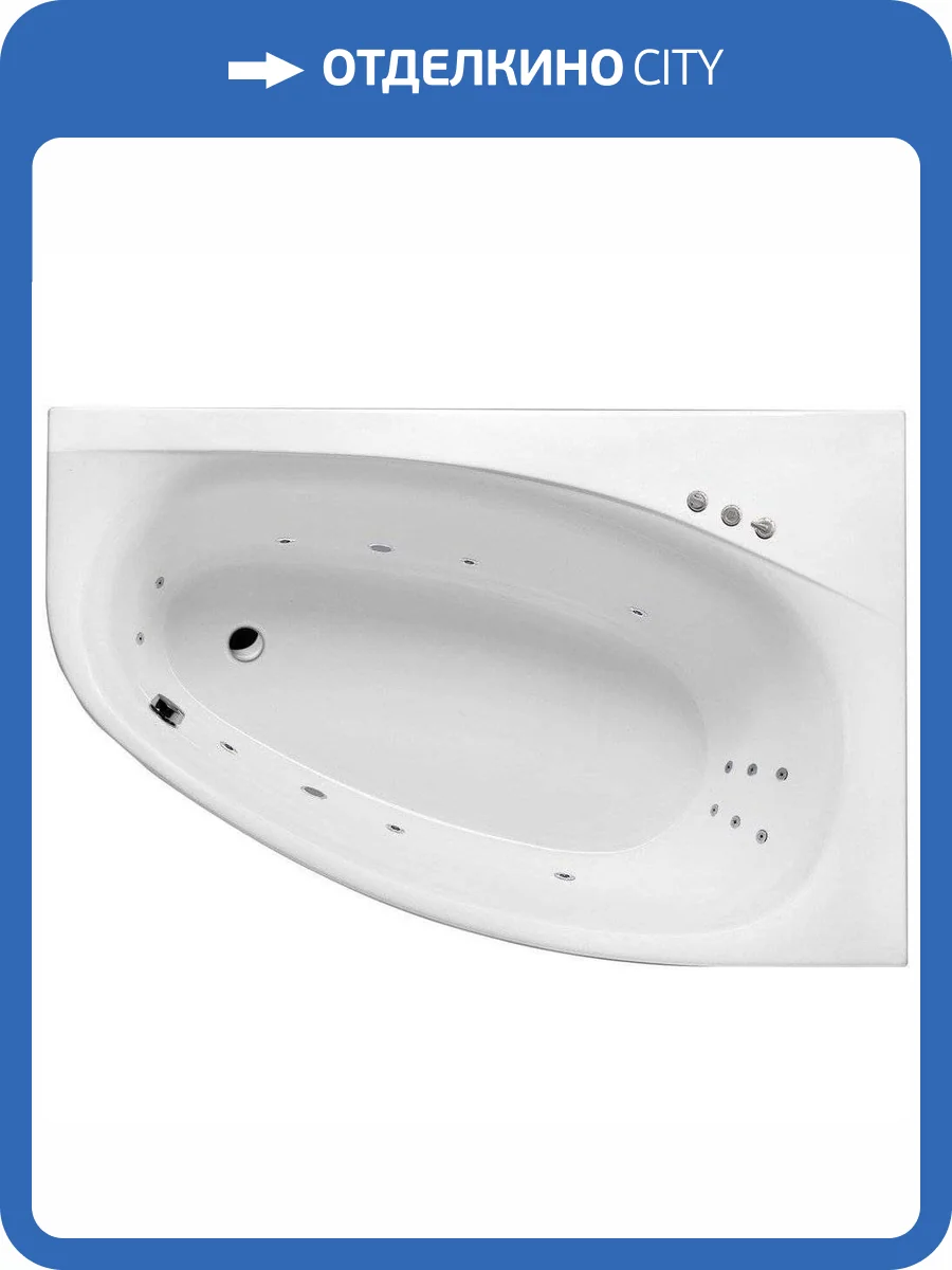 Акриловая ванна Excellent Kameleon WAEX.KMP17.SMART 170x110 правая фото 7