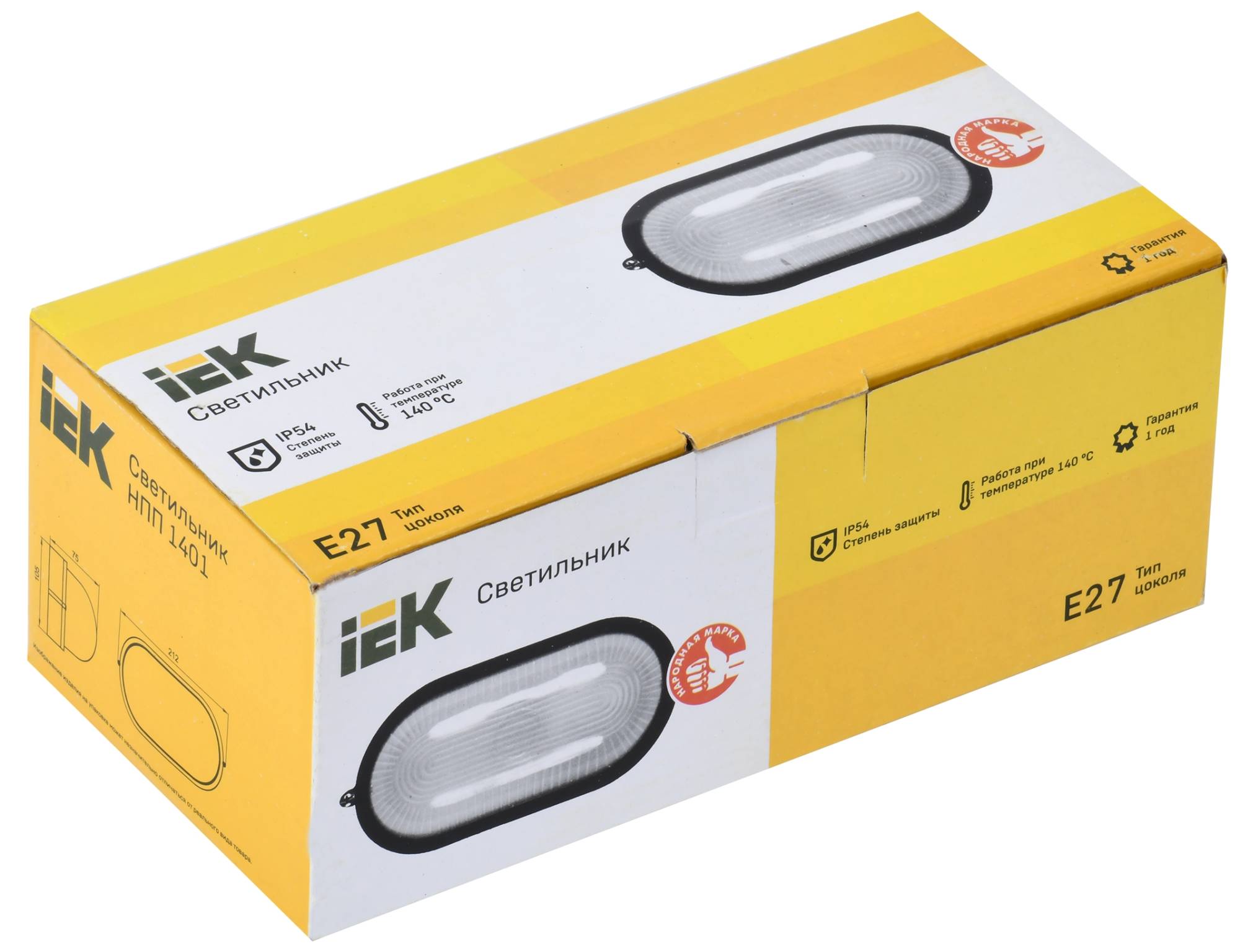 Настенно-потолочный светильник IEK НПП1401 LNPP0-1401-1-060-K01 фото 3