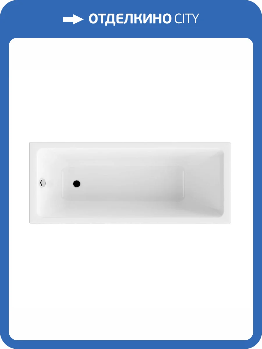 Акриловая ванна Triton Элис 170x70 Щ0000066028 белая, без каркаса фото 3