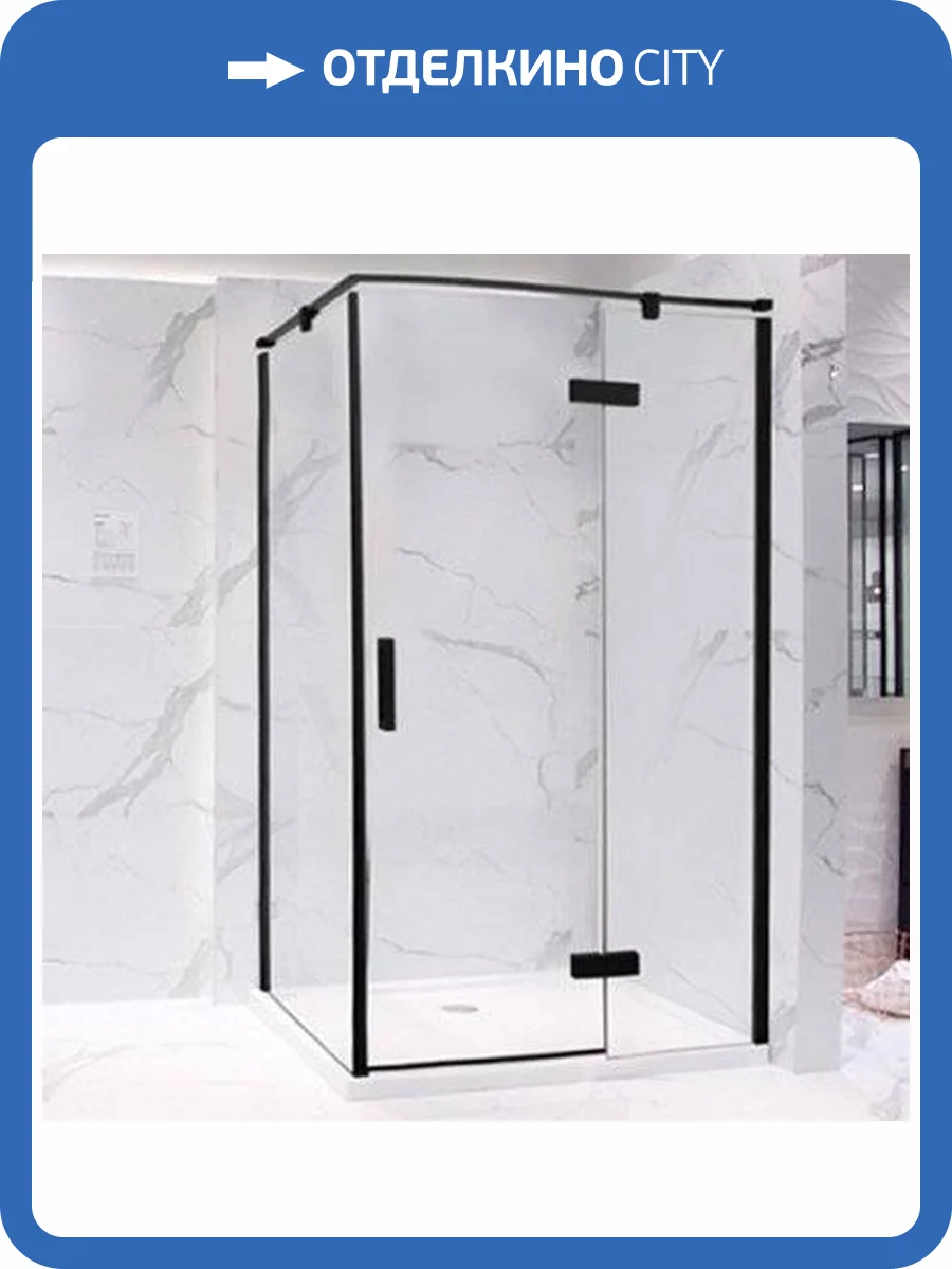 Душевой уголок Bravat Blackline 120х80х195, R фото 9