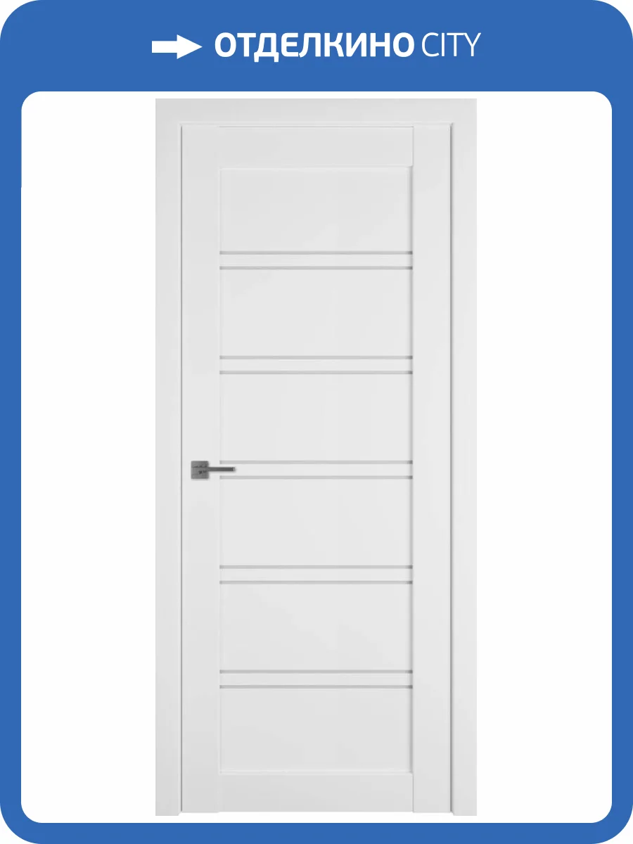 Межкомнатная дверь Владимирская Фабрика Дверей Emalex 28 Emalex Ice стекло White Cloud 600x2000 фото 2