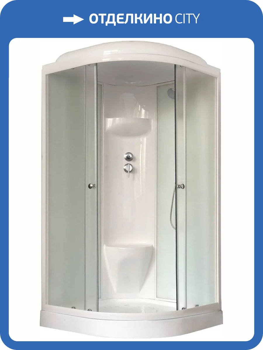 Душевая кабина Royal Bath RB 90HK6-WC с низким поддоном, с сиденьем фото 4