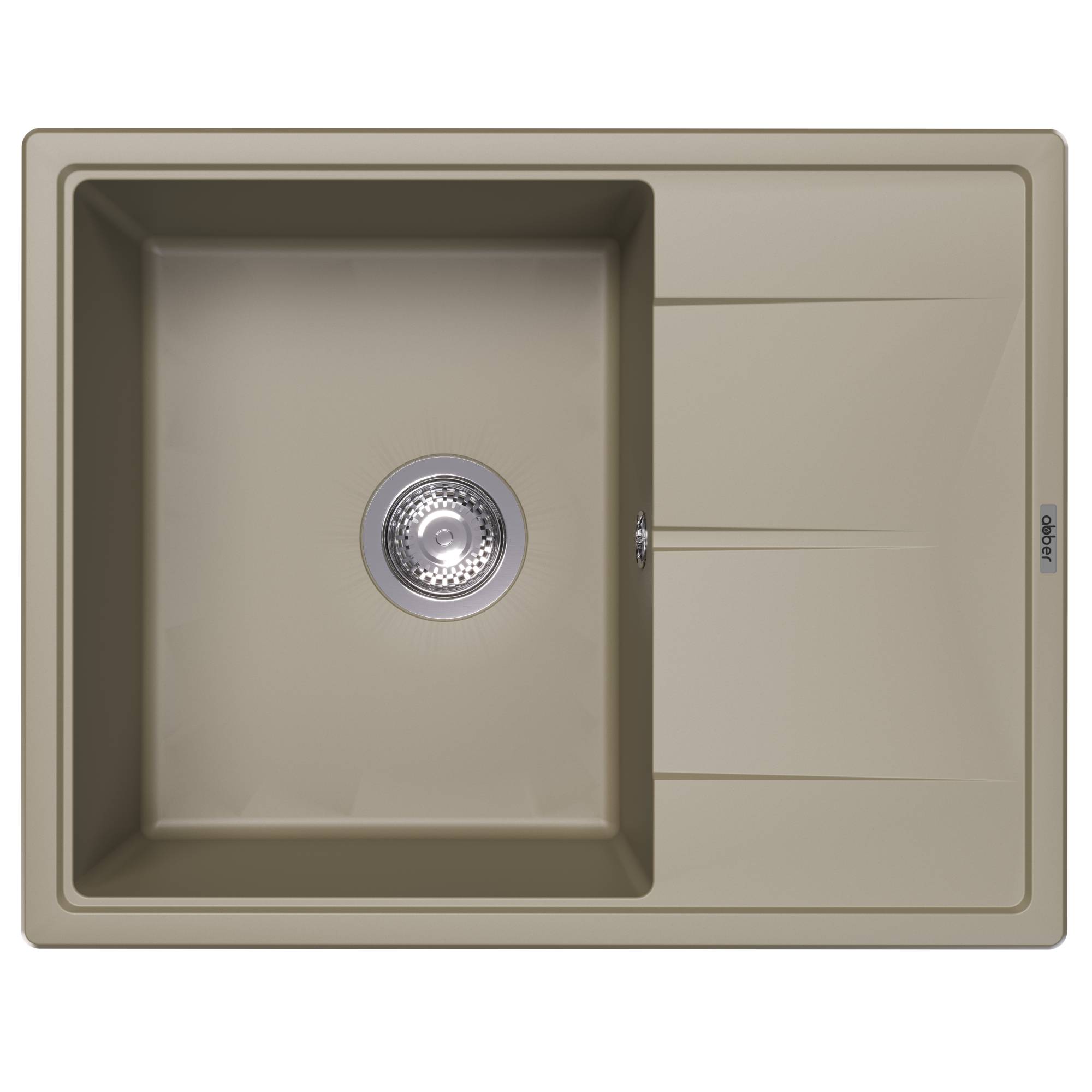 Мойка кухонная Abber Quarz AQ2903S песочный, 51x65