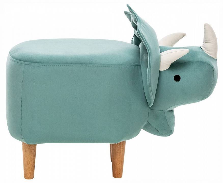 Пуф Leset Dino 2500000189968 Зеленый V43/Белый V01 фото 3