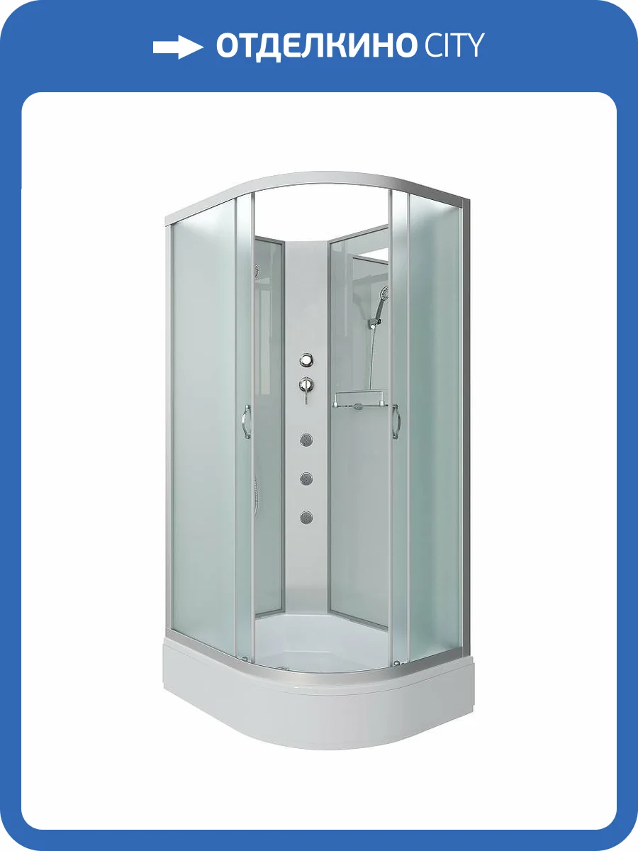 Душевая кабина Niagara Classic 330944LBKG 100x90x200 с гидромассажем фото 18