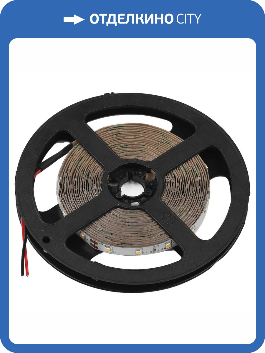 Светодиодная лента ЭРА 4,8W/m 60LED/m 2835SMD теплый белый 5M KU-2835AD-60D-WW Б0044108 фото 3