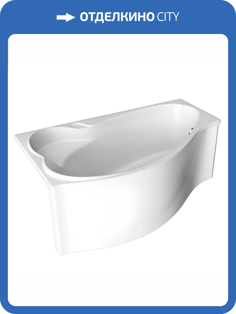 Акриловая ванна Marka One Gracia 160x95 левая фото 9