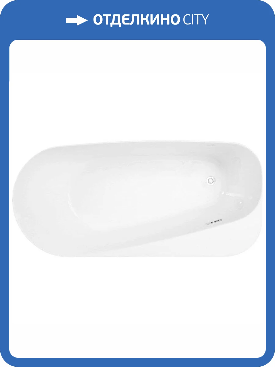 Акриловая ванна Allen Brau Priority 1 2.31001.20 170x80 белая глянцевая фото 11