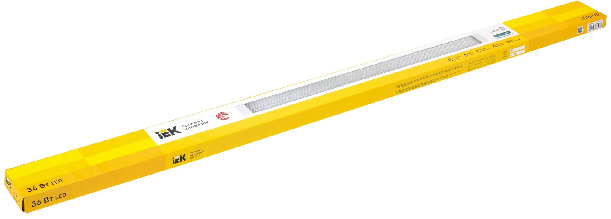 Настенно-потолочный линейный светодиодный светильник IEK ДБО 4012 LDBO0-4012-36-4000-K01 фото 7