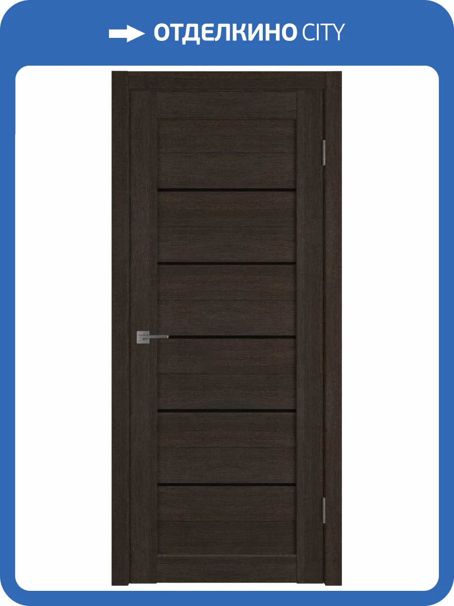 Межкомнатная дверь Владимирская Фабрика Дверей Atum 5 Wenge стекло Black Gloss 600x2000 фото 2