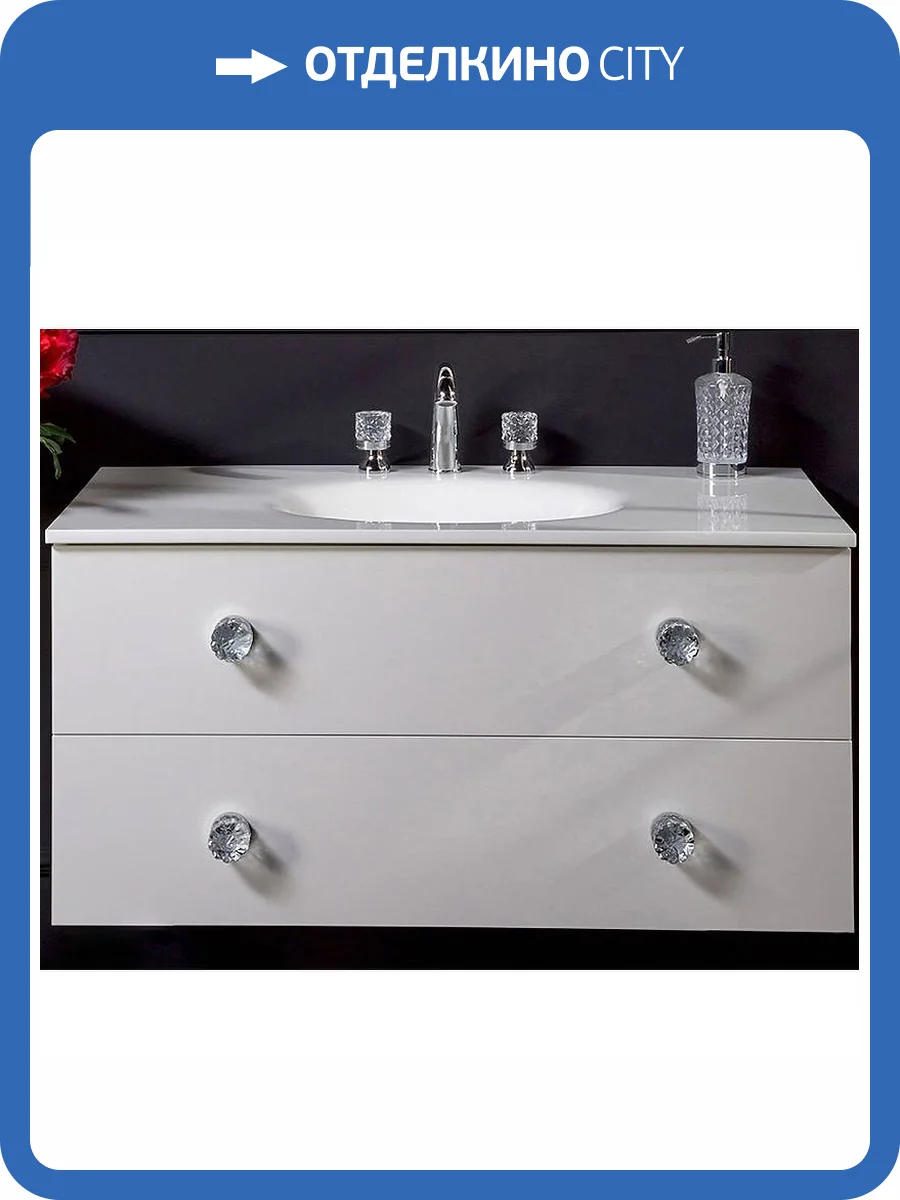 Тумба под раковину Armadi Art Neoart 831-110-BW 110x48 black wood фото 3