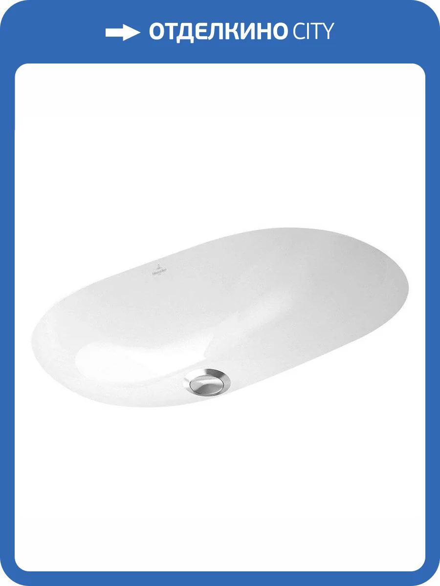 Раковина Villeroy&Boch O.Novo 41626001 65 см, альпийский белый фото 5