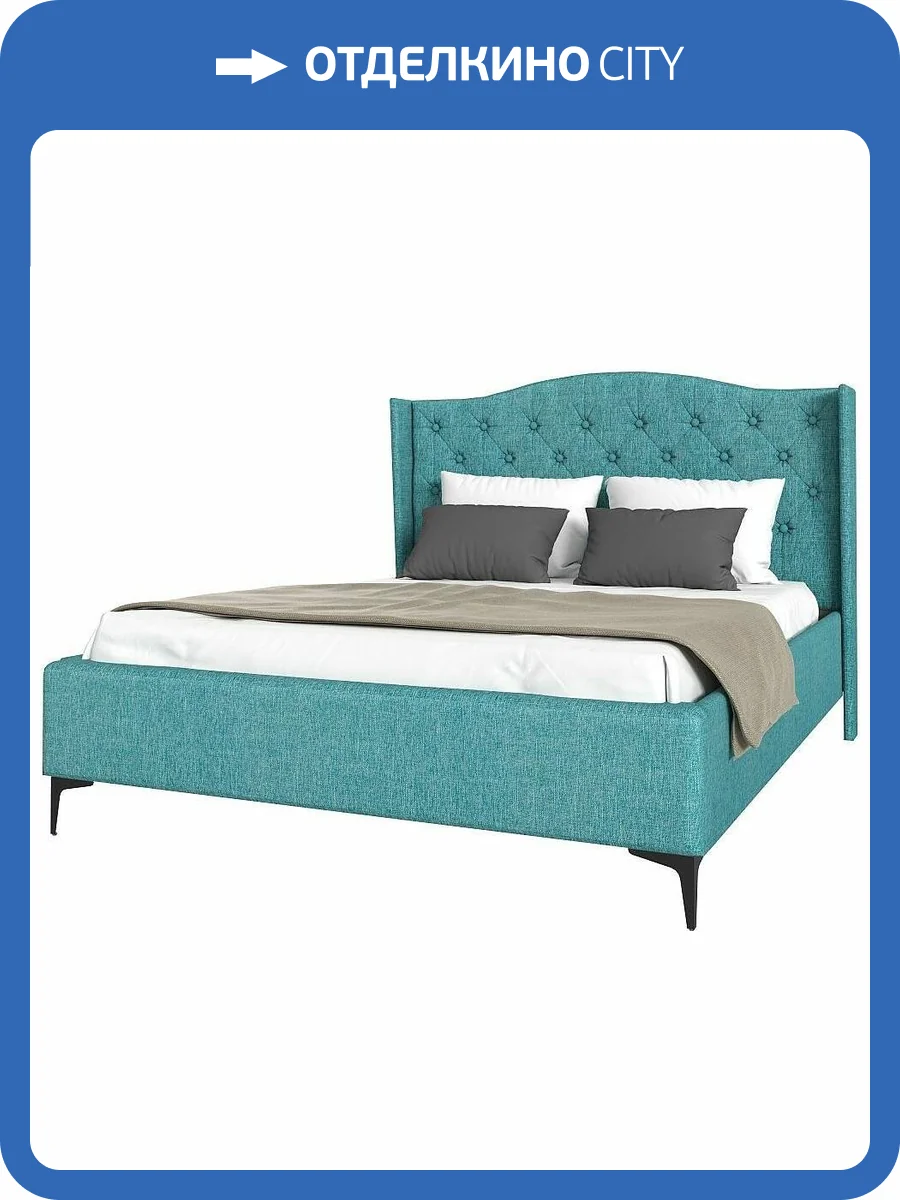 Кровать 1600х2000 НК-Мебель Tango 72306827 Мятный 135x181x220.5 фото 2