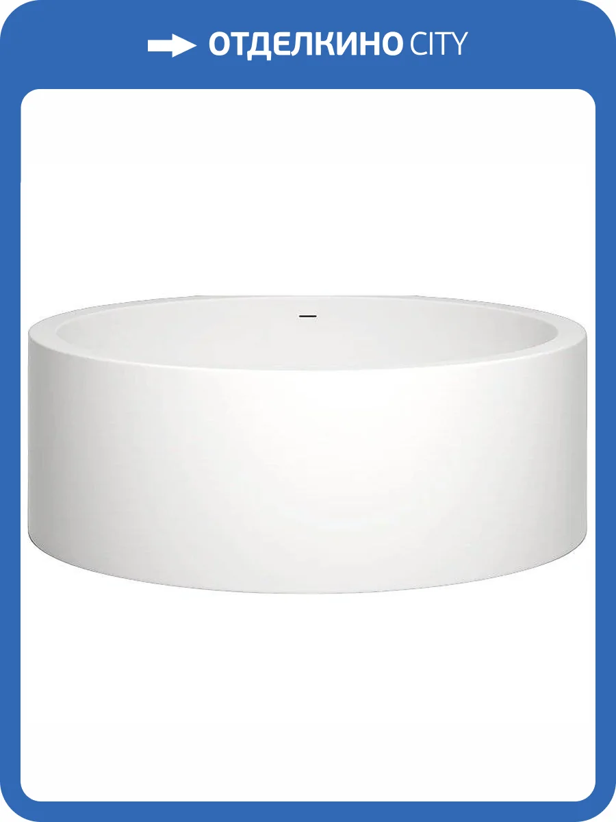 Ванна из искусственного камня Salini Isola S-Sense 101111M 200x200 матовая фото 5