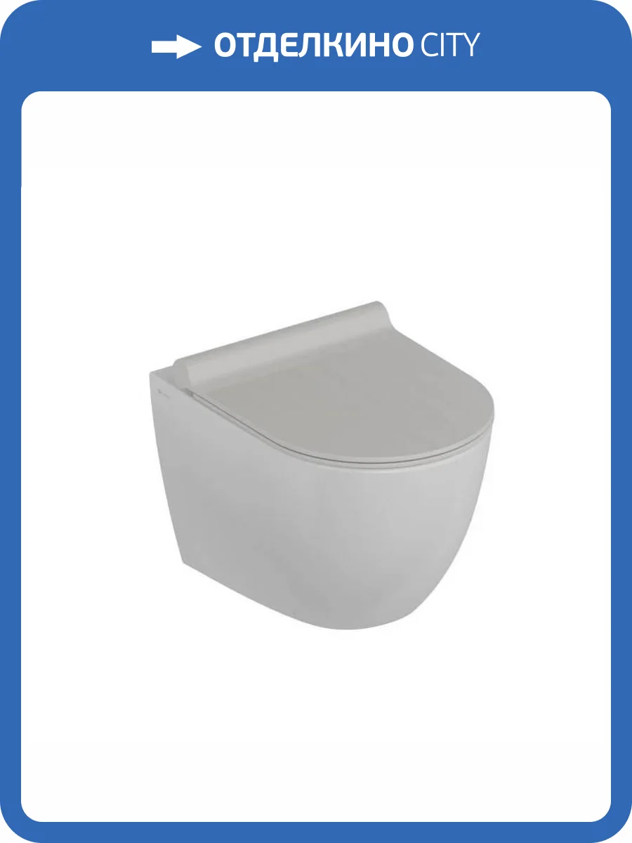 Унитаз подвесной Knotlor Essence WC49WG безободковый, с крышкой-сиденьем микролифт фото 8