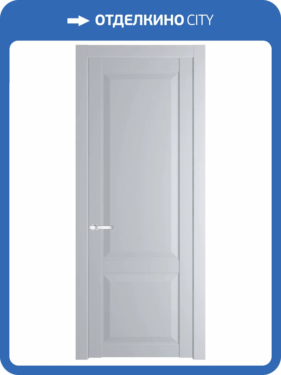 Межкомнатная дверь Profil Doors 1.2.1 PD полотно Лайт Грей 800x2000 фото 2